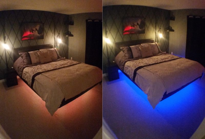 Bed Frame With Hidden Lights