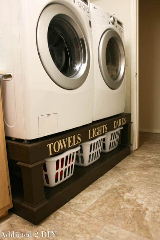 <strong>Farmhouse Sorter Pedestal for Washer and Dryer</strong>