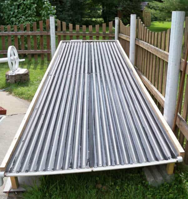 <strong>Corrugated Metal Roofing Solar Pool Heater System</strong>