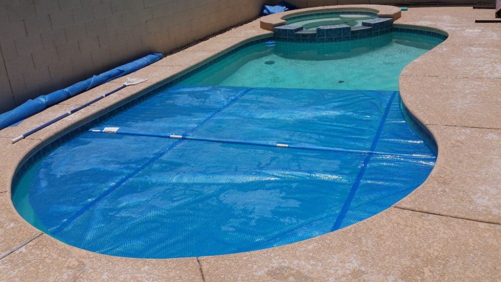 diy pool solar