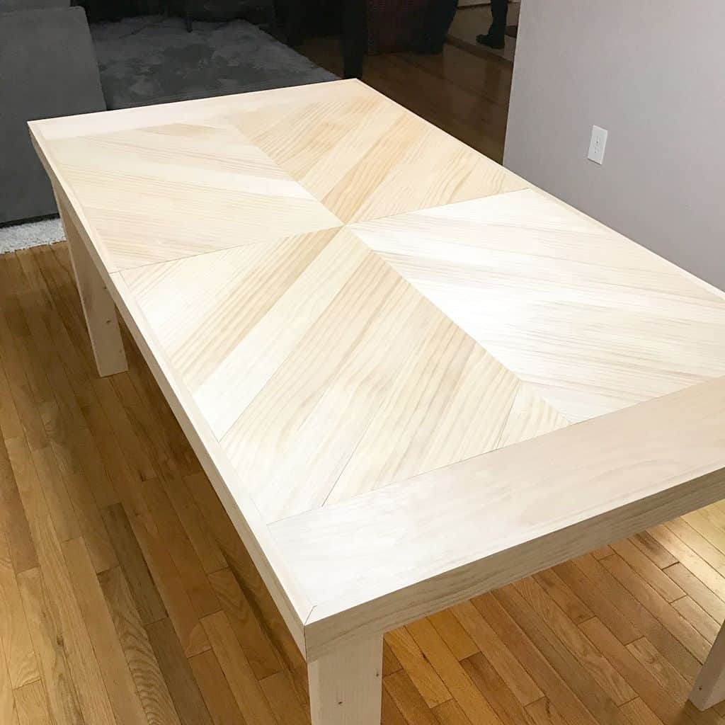 <strong>Folding Chevron Farmhouse Table</strong>