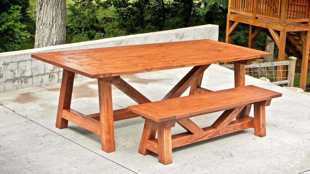 <strong>$250 Farmhouse Table and Benches</strong>