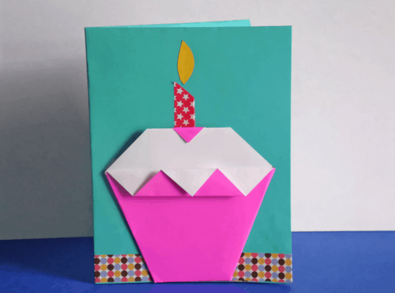 Origami Cupcake