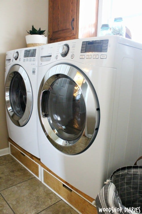 <strong>Laundry Pedestal With Drawers</strong>