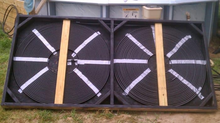 sun heater pool
