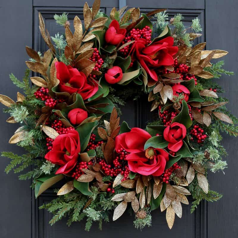 Get Floral With Your Wreath