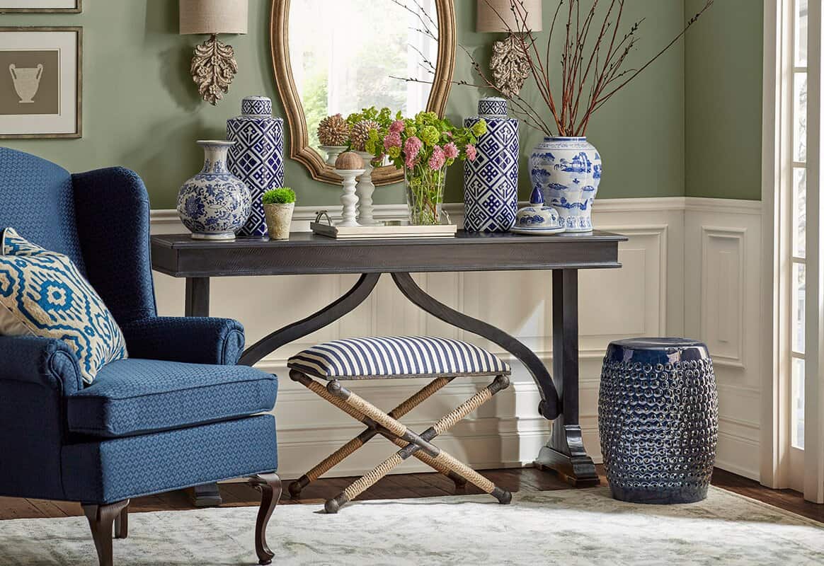 Find Blue and White Ceramics for an Elegant Summery Feel