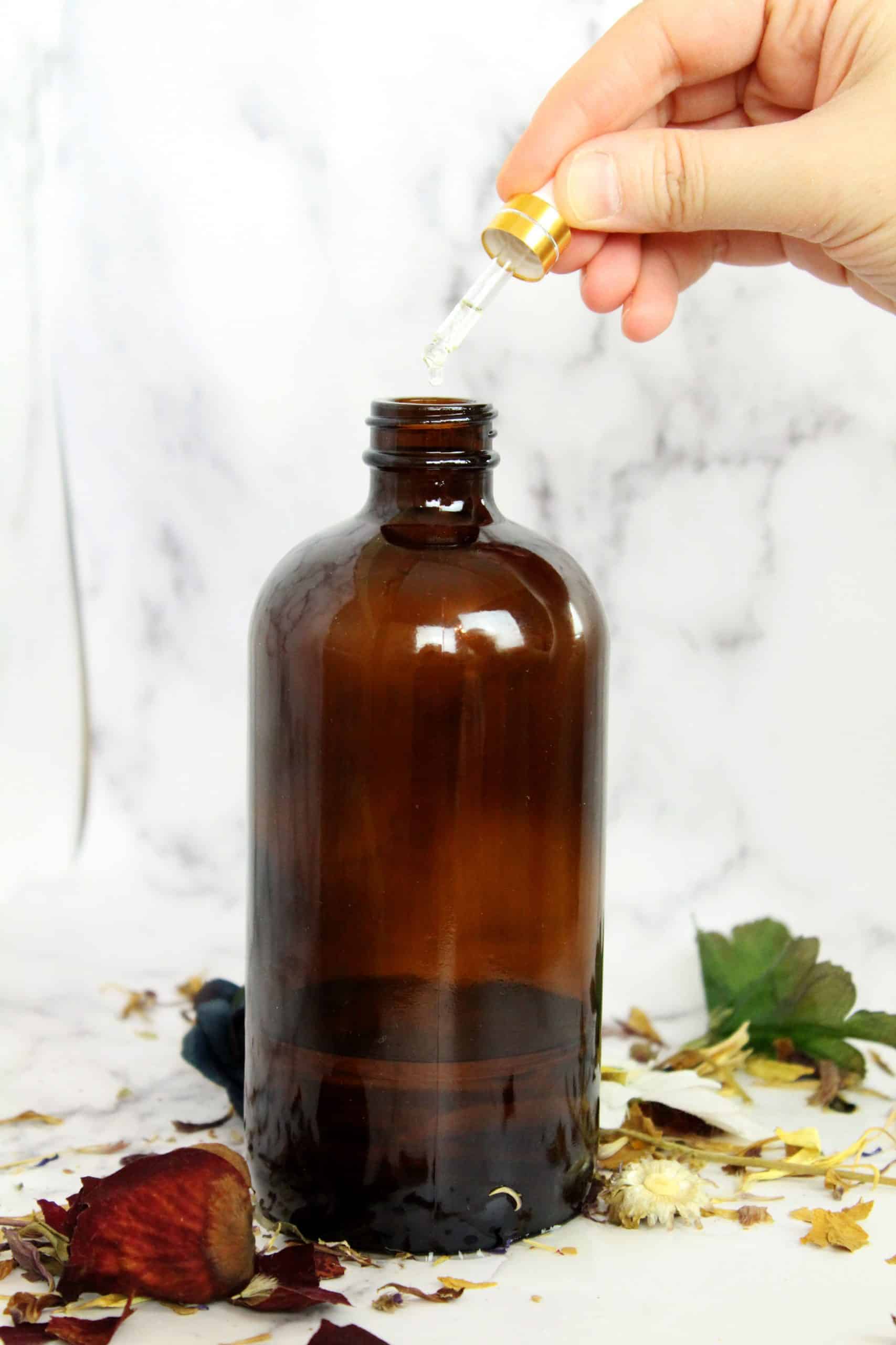 Add in the essential oils scaled