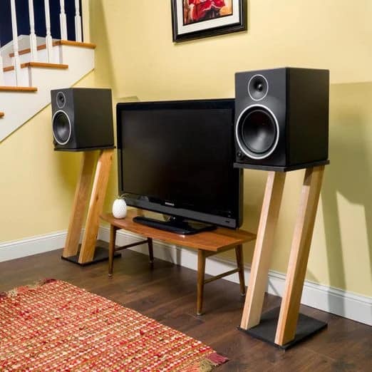 Bookshelf Speaker Stand, Solid Wood Speaker Stand, Speaker Stand Home  Theater