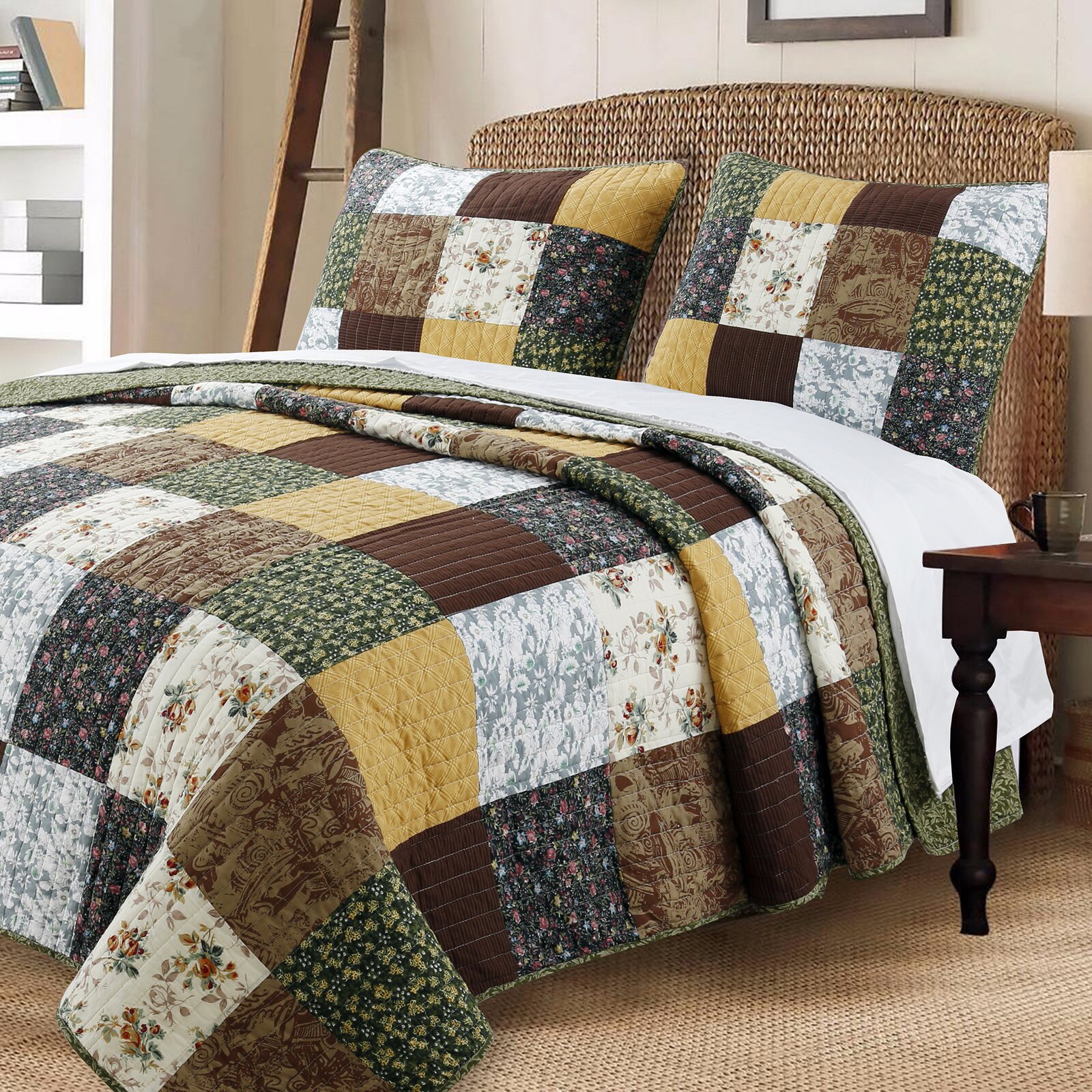 Or Change Up the Bedroom with a Quilt Set