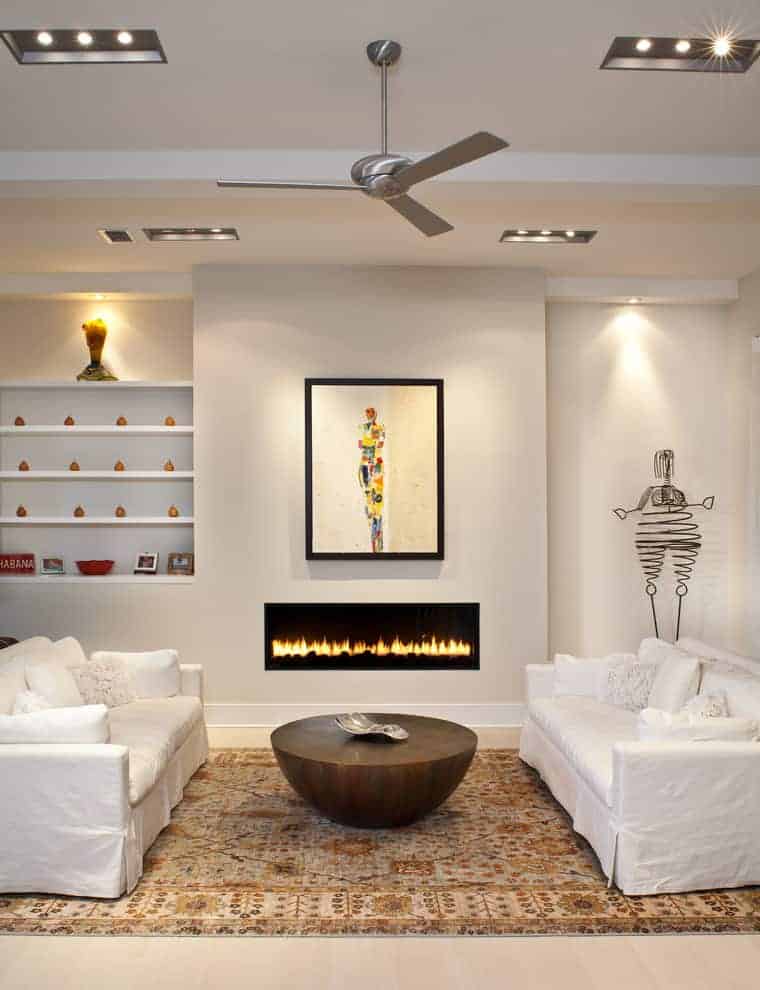 Look For a Linear Fireplace For Low Maintenance