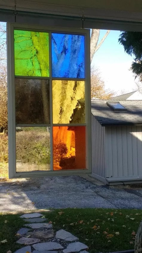 Hang a Stained Glass Screen