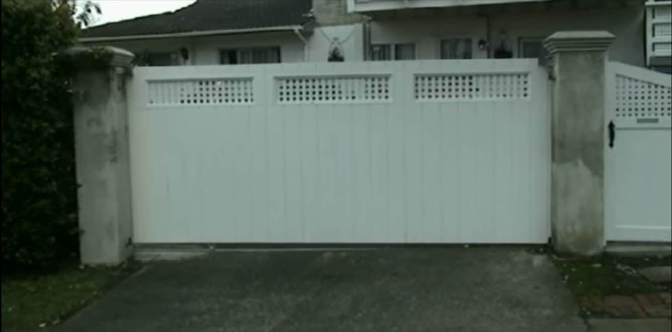 Simple Wood Sliding Gate