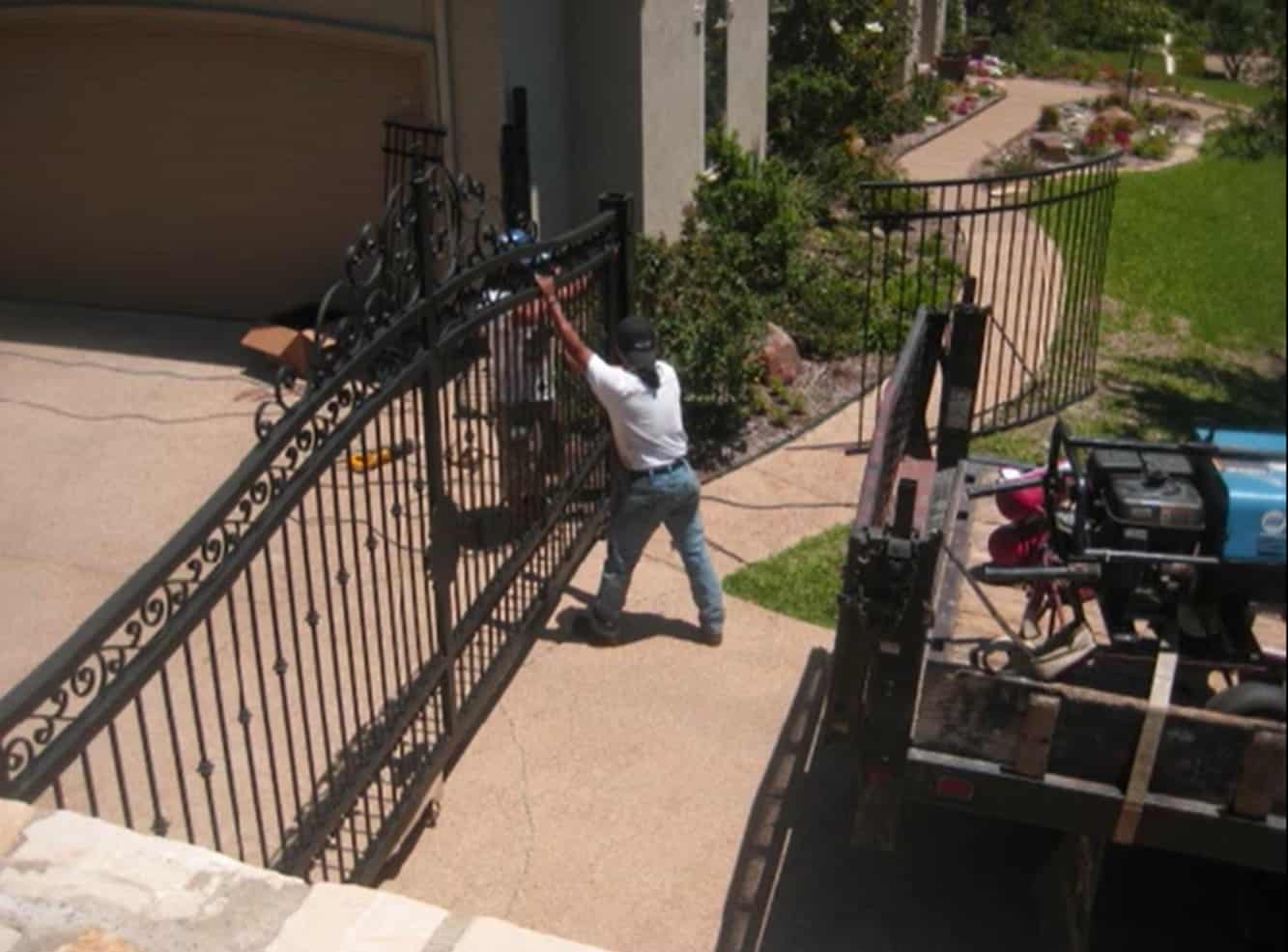 DIY Decorative Metalwork Gate