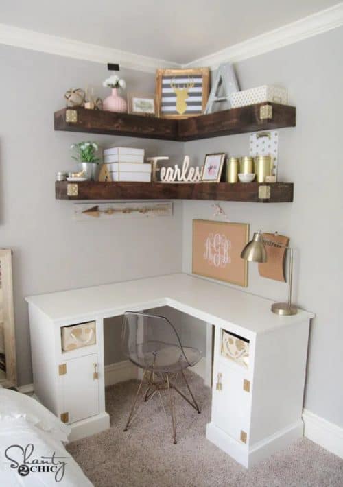 23 DIY Corner Desks Plans and Ideas