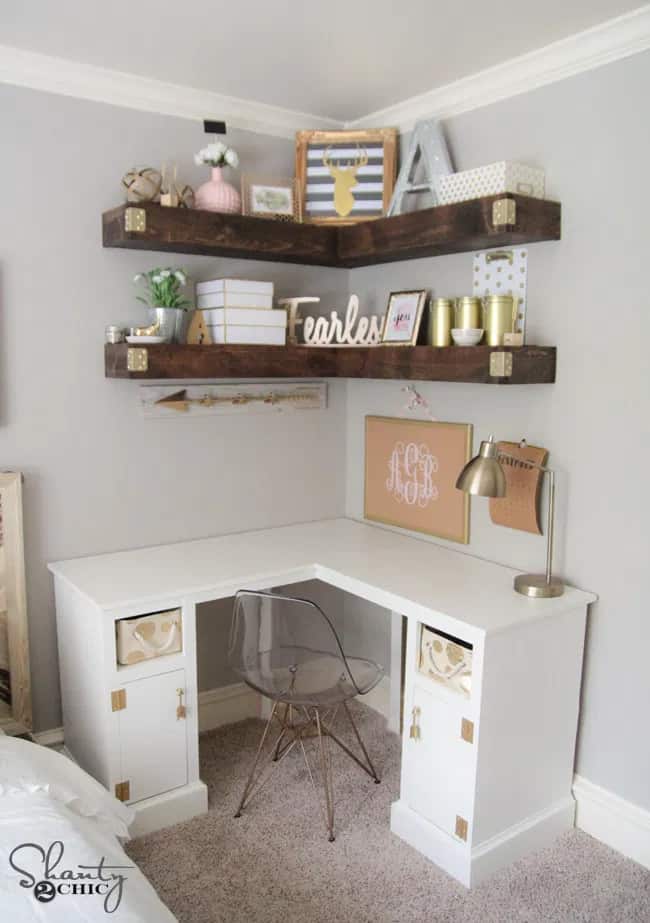 How To Build a Giant Corner Desk - Woodworking 