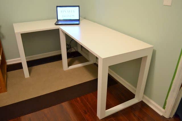 Easy Corner Craft Desk