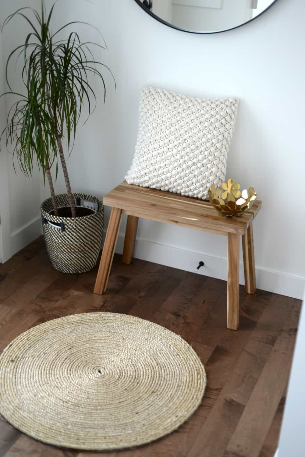 Simple Round Rope Entry Mat