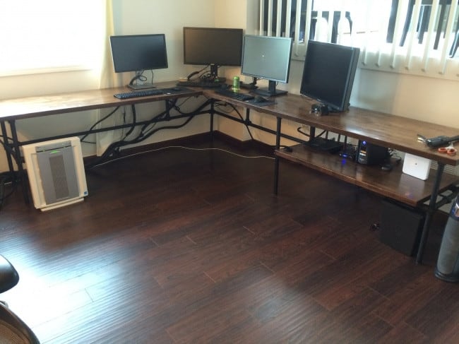 Giant L-Shaped Corner Desk