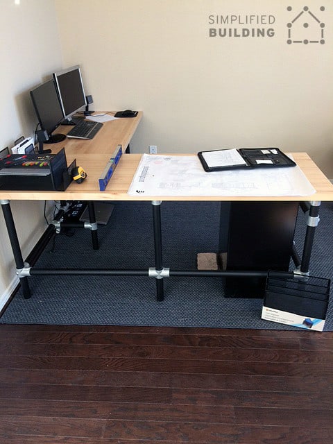 Butcher Block Corner Desk